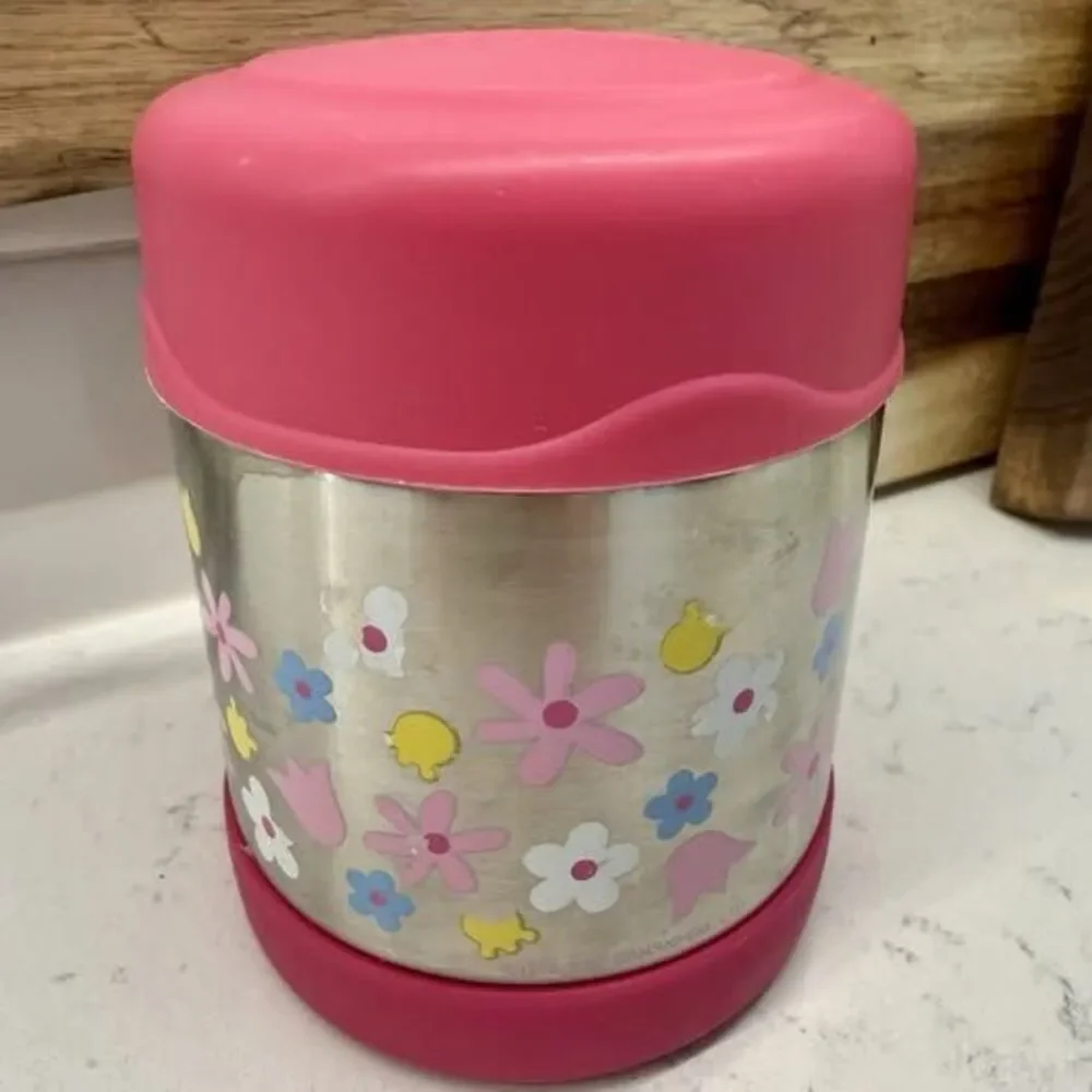 Hello Kitty 10oz Stainless Steel Thermos Funtainer Insulated Container Pink